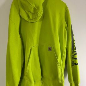 Carhartt Men's Bright Green Hoodie